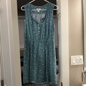 Loft Teal Dress